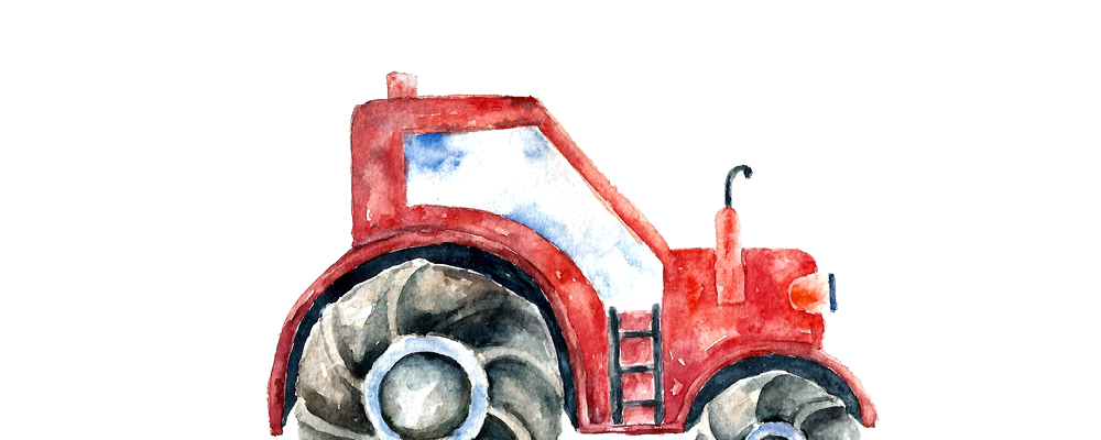 Traktor Illustration KastlGreissler werden