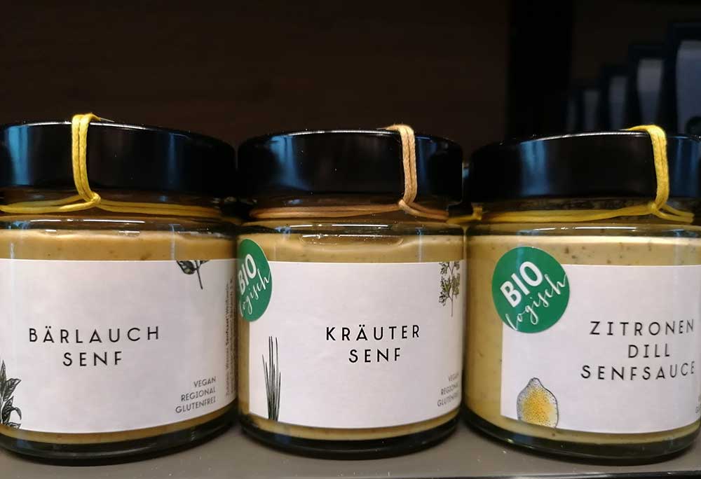 KastlGreissler Tulbing, Innen, Senf, Bärlauch, Kräuter, Zitronen Dill